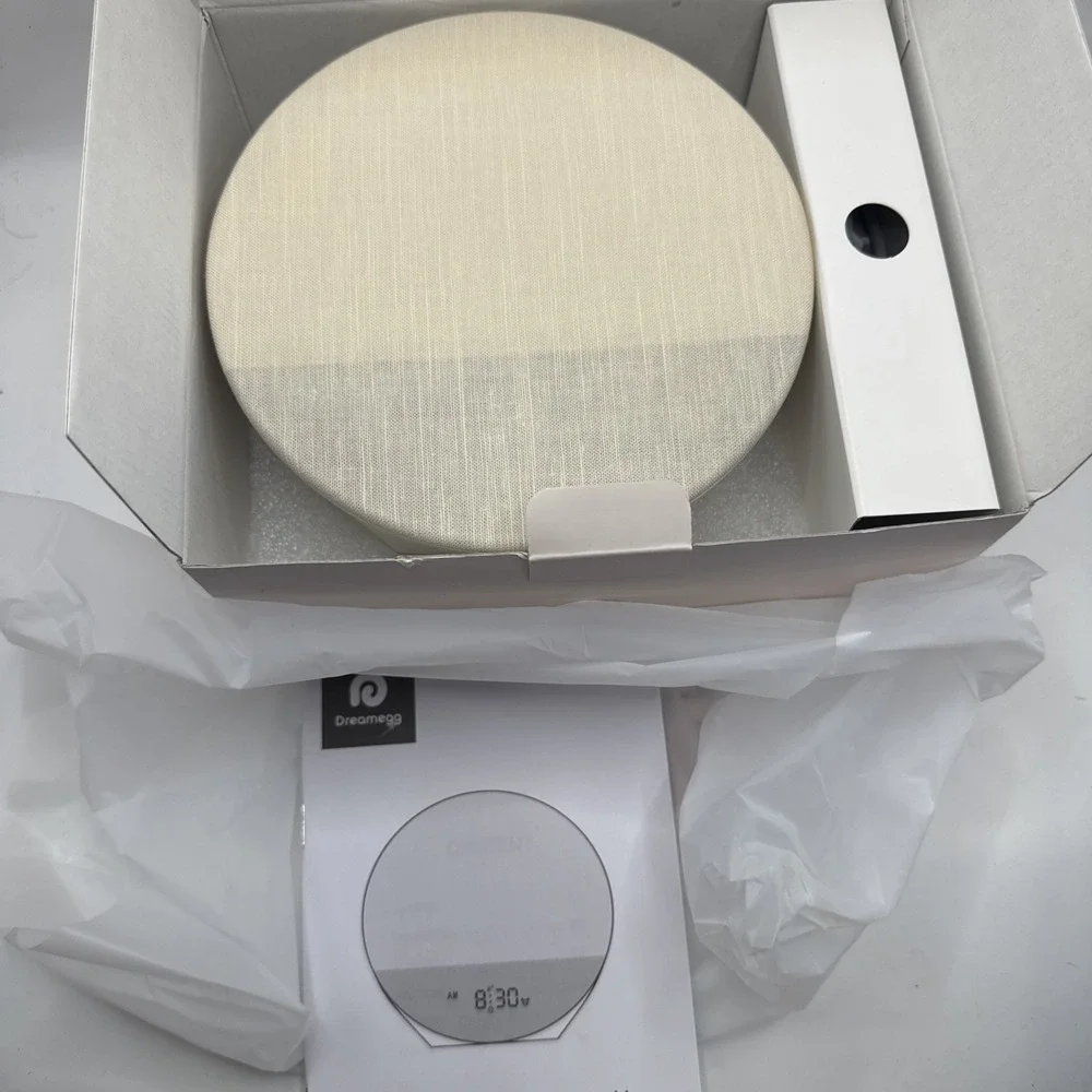 Dreamegg‎ Sunrise 1 Alarm Soothing Sounds Night Light Color Beige